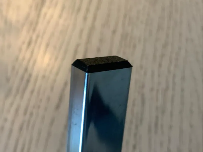 Tappo terminale di chiusura per profilo mm 10 x 20