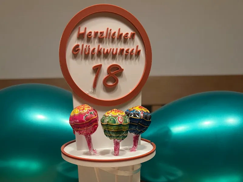 Tortenaufsteller Geldgeschenk
