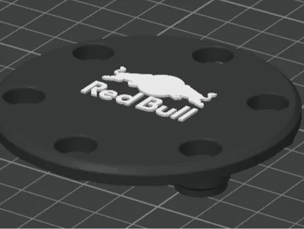 Redbull middle cap for logitech wheels