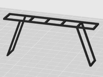 Washbowl Stand Scale Model