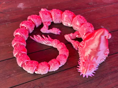 Print-in-Place Christmas Dragon