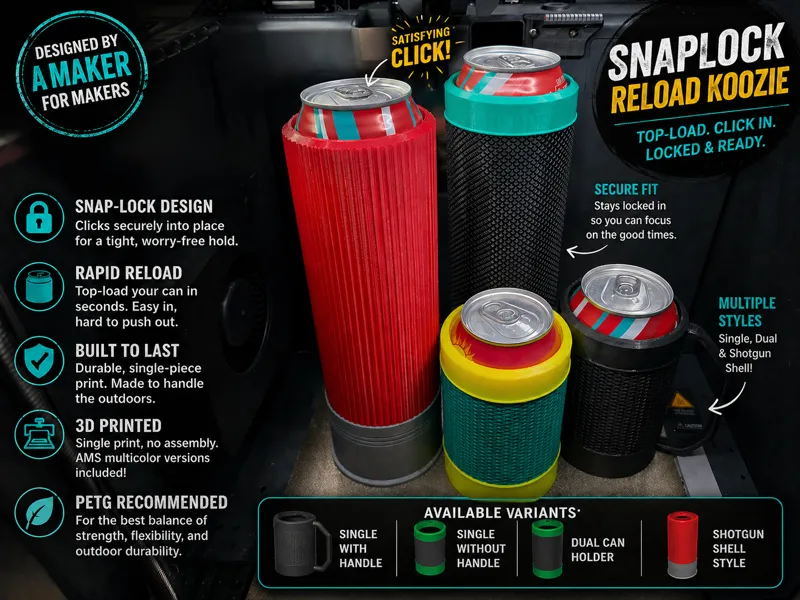 SnapLock Reload Koozie