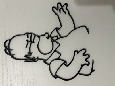 homer simpson wall art