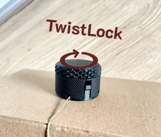 TwistLock  ratchet cable tension system