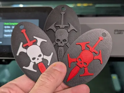 Officio Assassinorum Grimdark Assassin Keychain