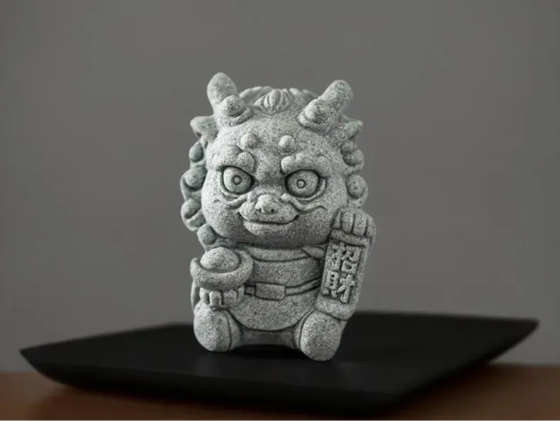 Creative and adorable dragon prince, lucky beast, auspicious dragon