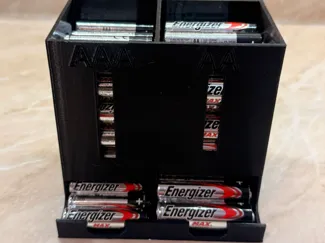 AAA + AA battery holder (magazine, holder)