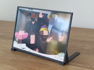 picture frame with stand