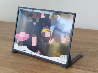 picture frame with stand