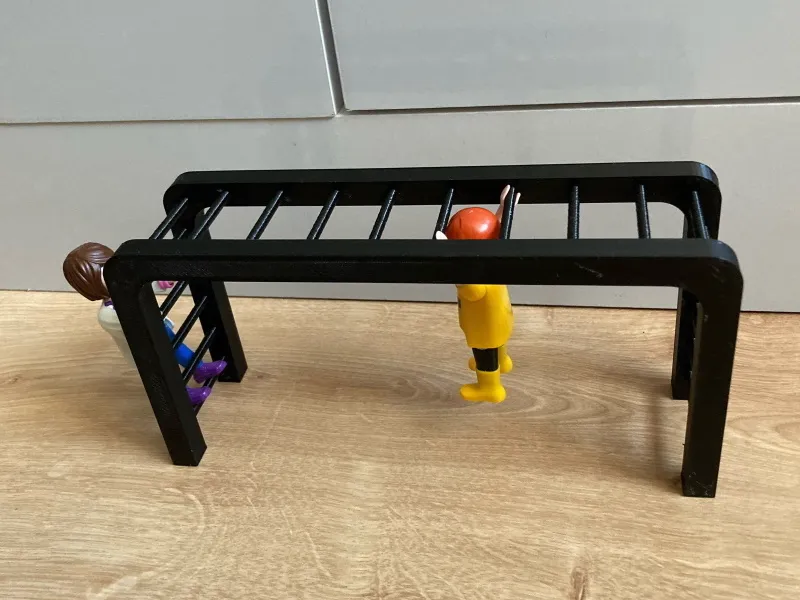 Aire de jeux extérieure pour figurines Playmobil