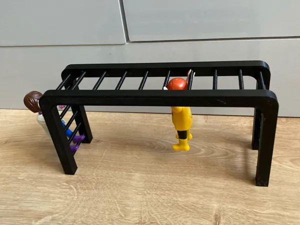 Aire de jeux extérieure pour figurines Playmobil