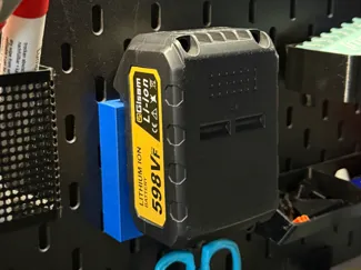 Gisam / Makita battery holder for IKEA SKADIS 