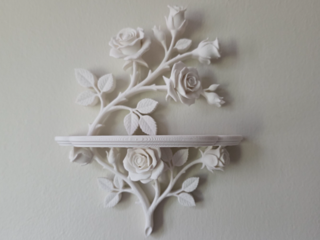 Elegant Roses - Wall Hang Shelf - 1