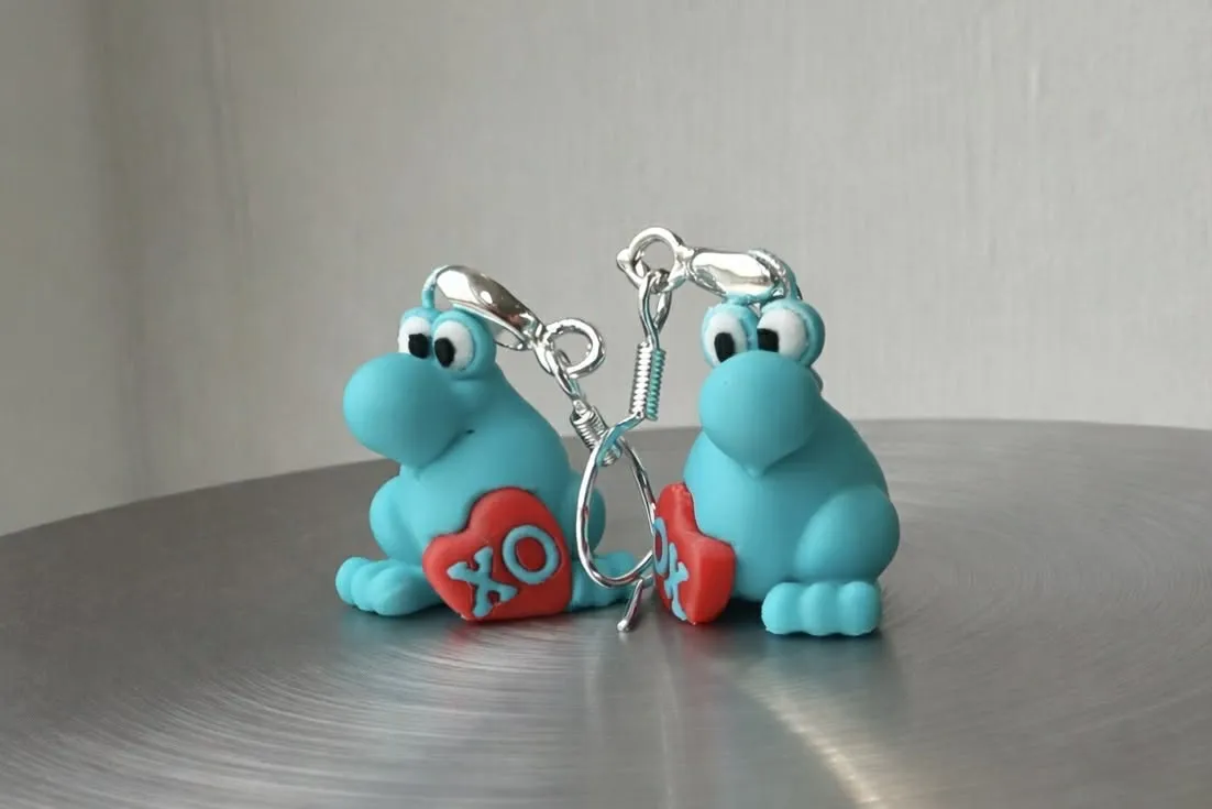 Valentine's Nerds Inspired Earrings view 2