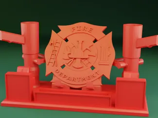 Fire Department Desk Display