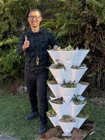 Maceta decorativa: Stackable Vertical Garden Planter — vista de referencia 4
