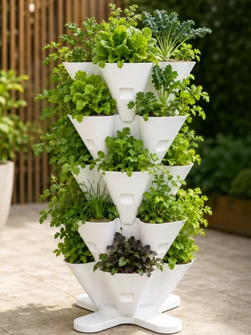 Maceta decorativa: Stackable Vertical Garden Planter — vista de referencia 2