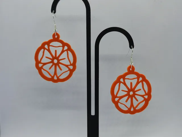 Pendientes Flor Dahila