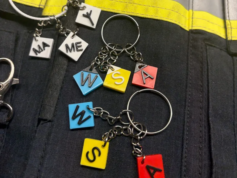 Feuerwehr Bezeichnungen Trupps Schlüsselanhänger