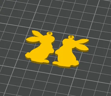 Bunny Earrings view 4