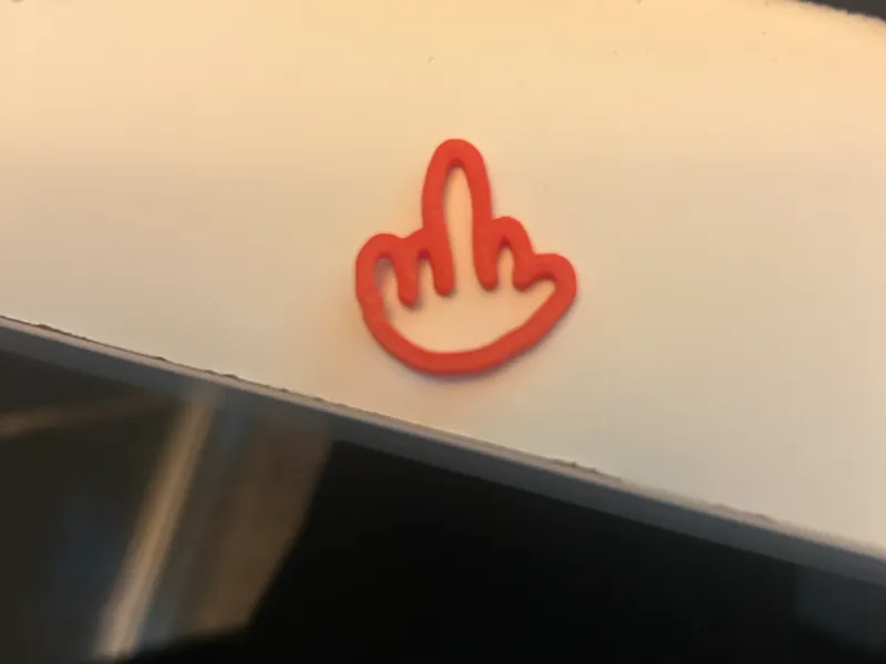 The middle finger