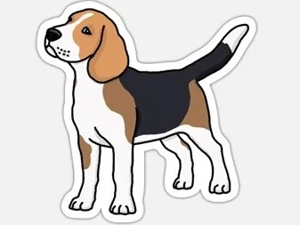 Beagle portachiavi 