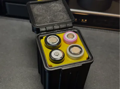 21700/18650/18350 Battery Inserts for Storage Box