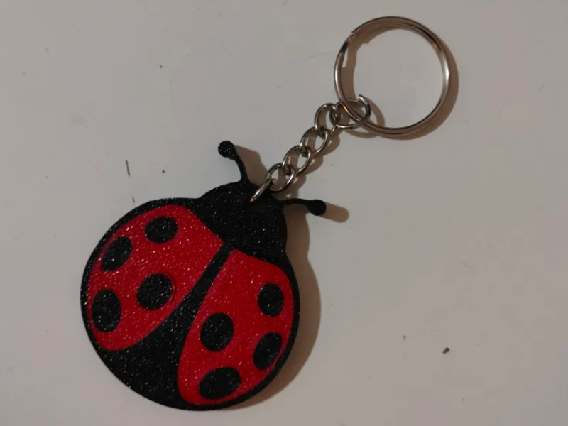 Ladybug keychain/hanging decoration