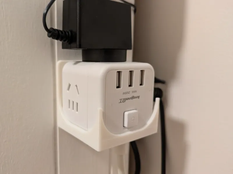Wall holder for 58mm cube power board