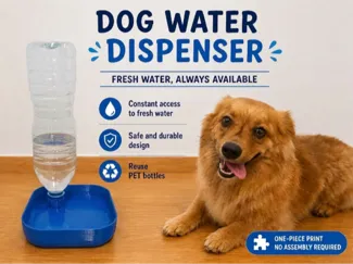 Dispensador automático de agua para mascota