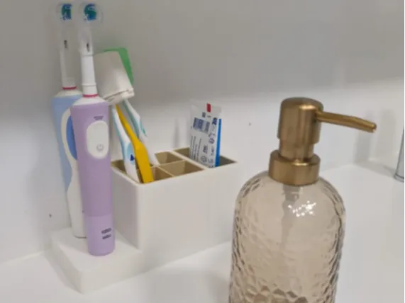Dual Oral-B Toothbrush Holder