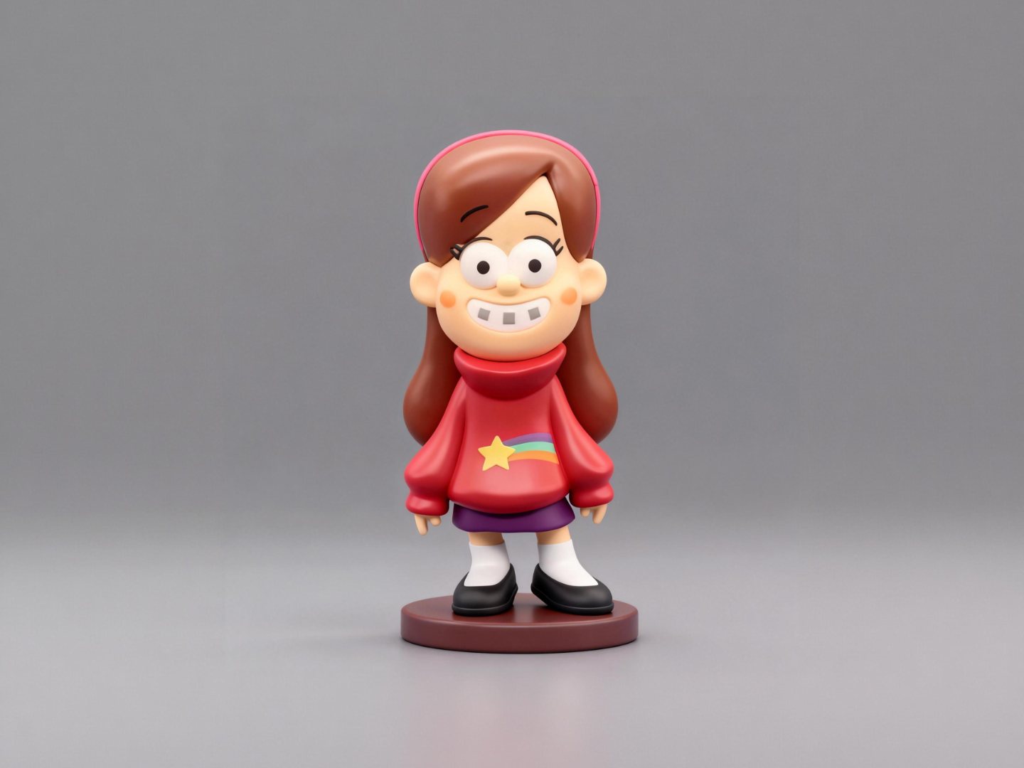 梅宝-怪诞小镇迪士尼动画周边手办-儿童涂色玩具