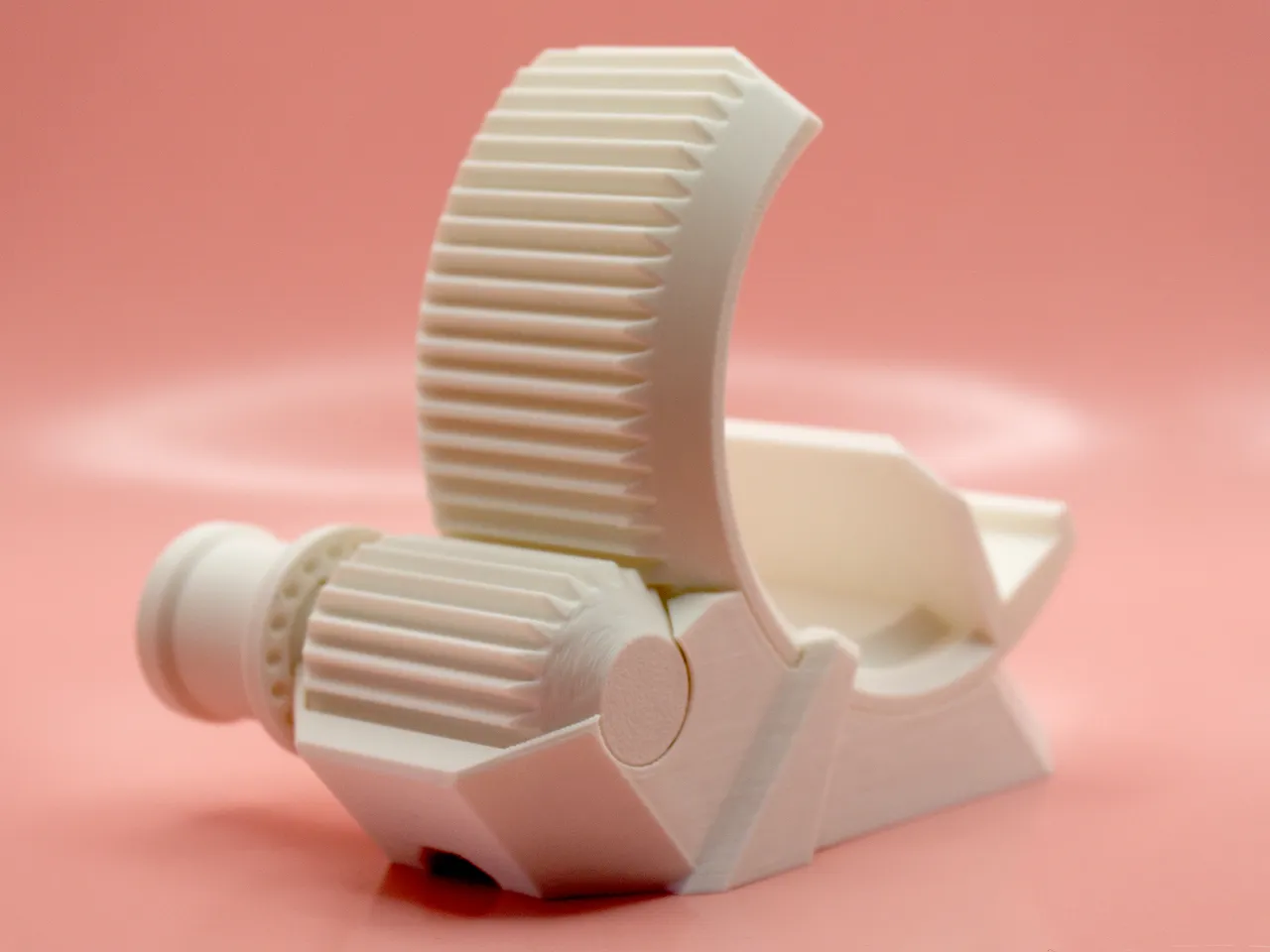 Gear Phone Stand Lock by Pork3D.com view 3