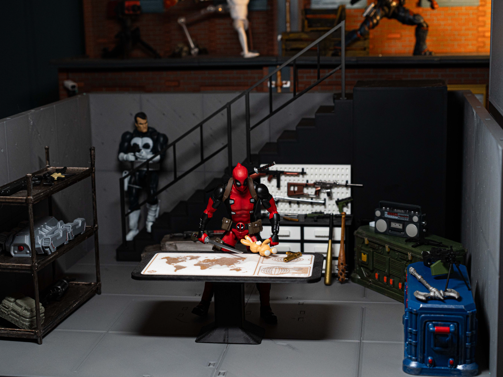 1/12 Scale Modular Basement Diorama - 1