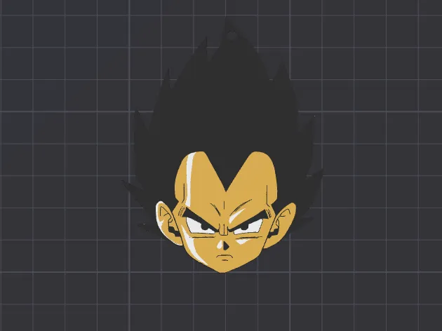LLavero Vegeta 4 colores