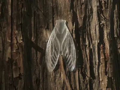 「Veins」Cicada Bookmark, supports PLA and PETG