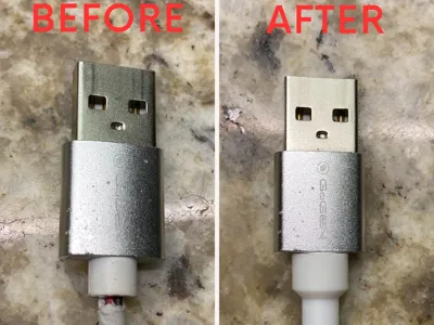 Gogen damaged cable cover