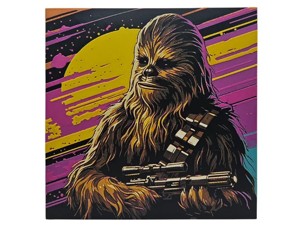 Chewbacca (Star Wars hueforge)