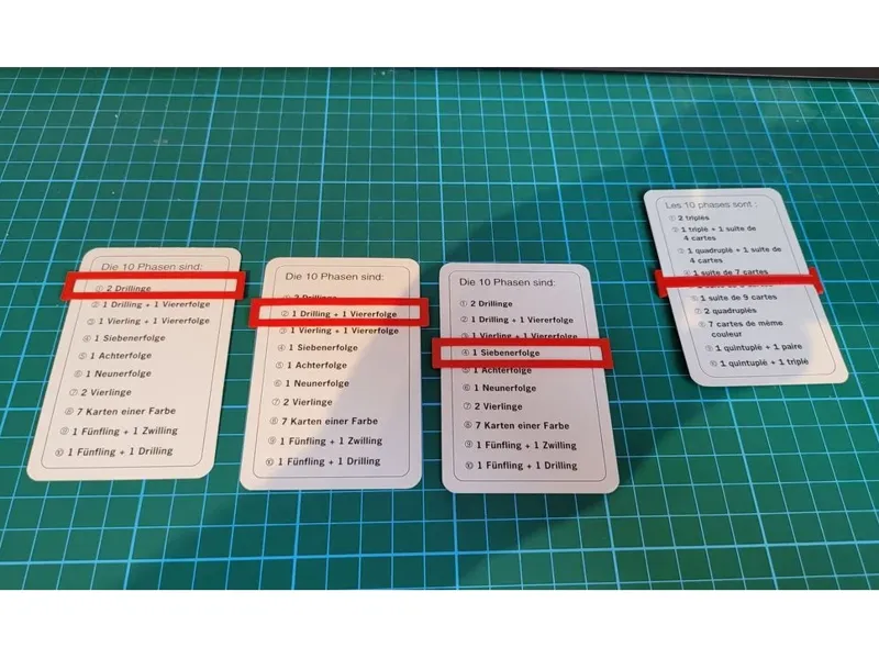 Phase 10 Ravensburger Marker Rundenmarker