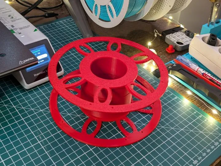 Lightweight spool (printable on A1 mini) ⌀ 180 mm 
