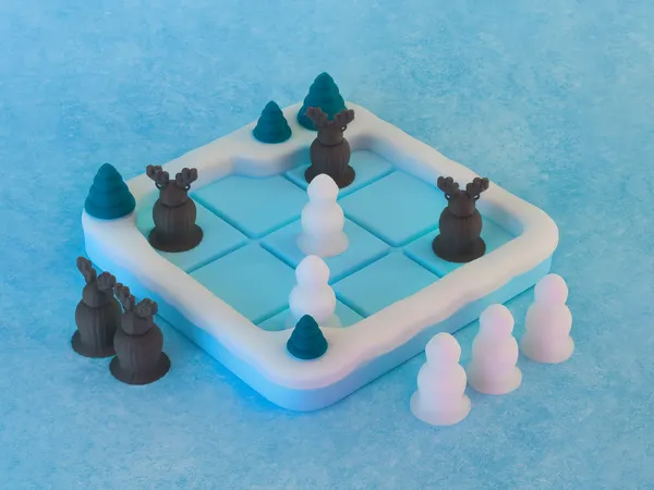 Настолна игра Winter Tic Tac Toe