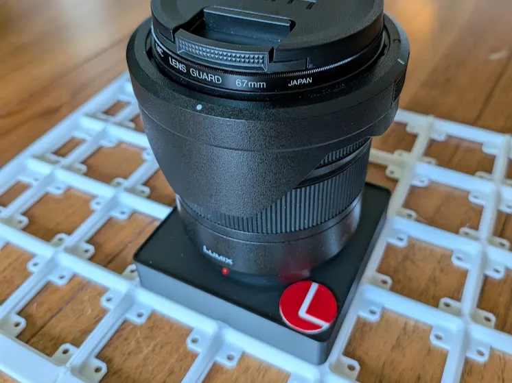Gridfinity Leica L-Mount holder with logo