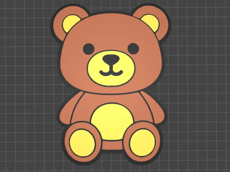 Croc Bear Charm - AMS