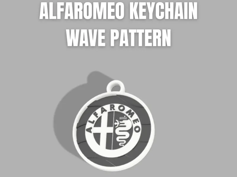 Portachiavi AlfaRomeo Wave