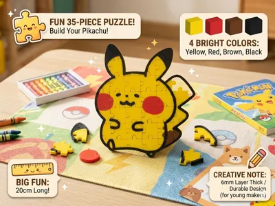 Pokemon Pikachu Puzzle 35pcs