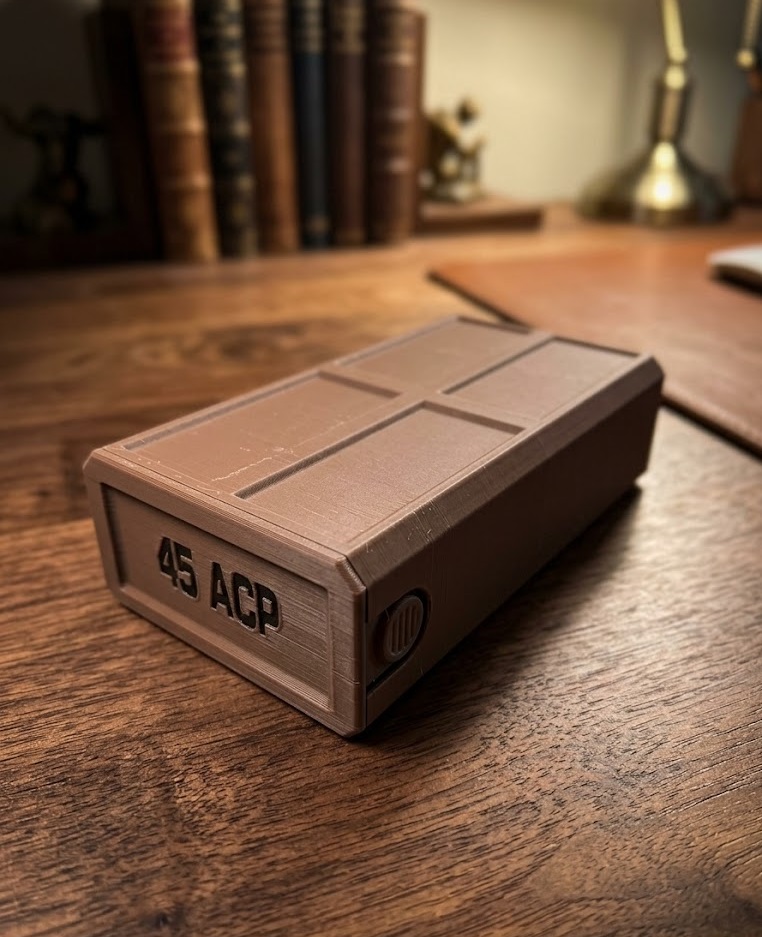 Miniatura 2 do modelo 3D Stackable Ammo Box -45 ACP