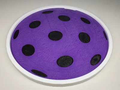 Pickleball coaster, set of 4, customizable colors