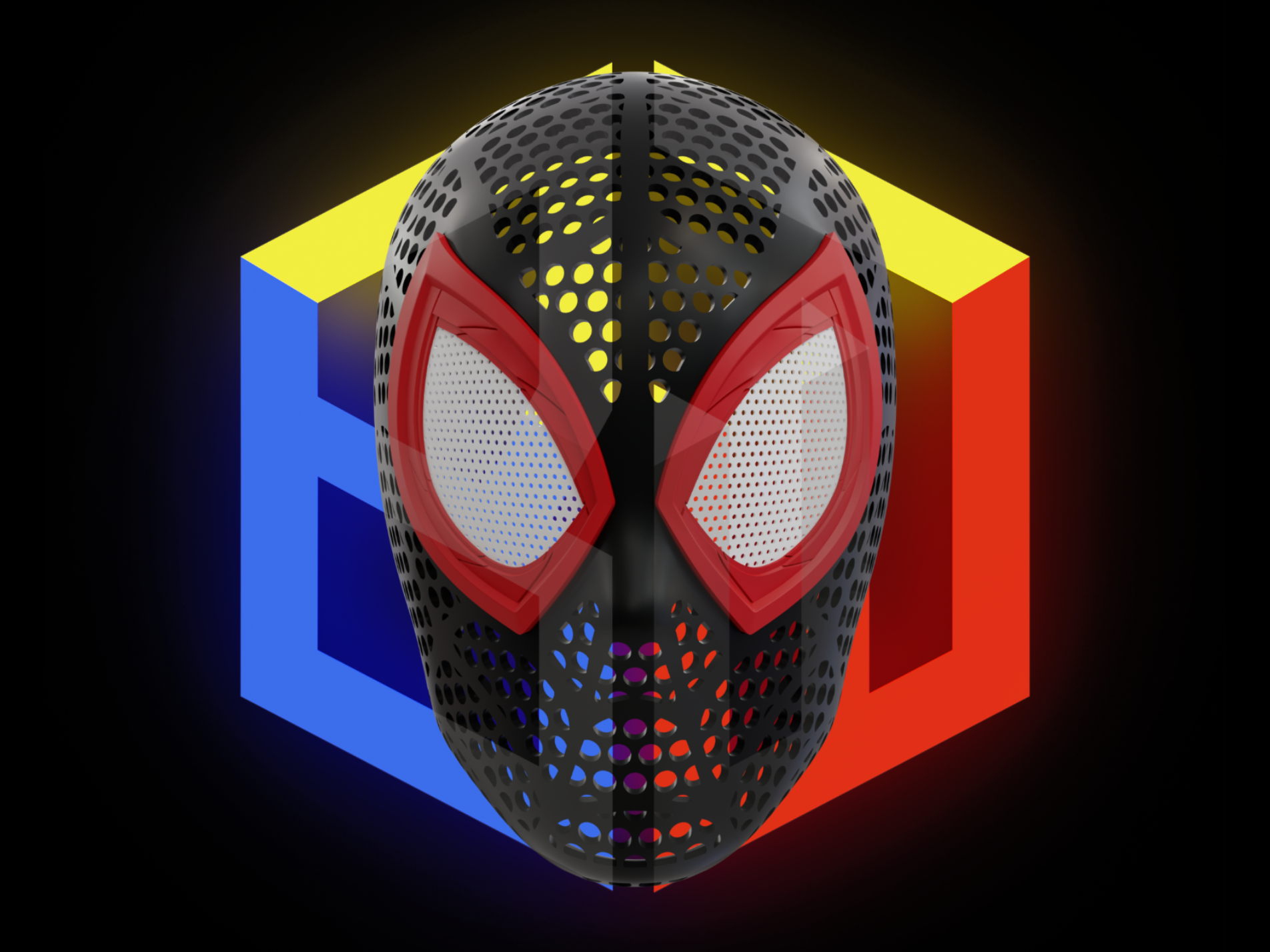 Miles Morales Bodega Face Shell