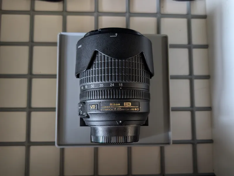 Nikon 18 - 105 mm 1:3.5 5.6 Gridfinity bin