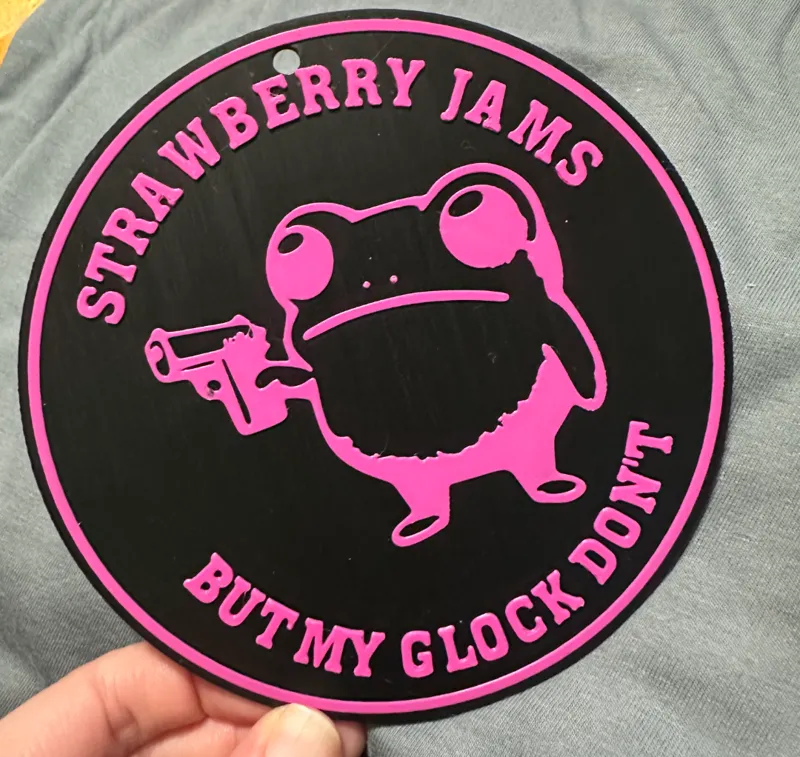 Strawberry jam sign